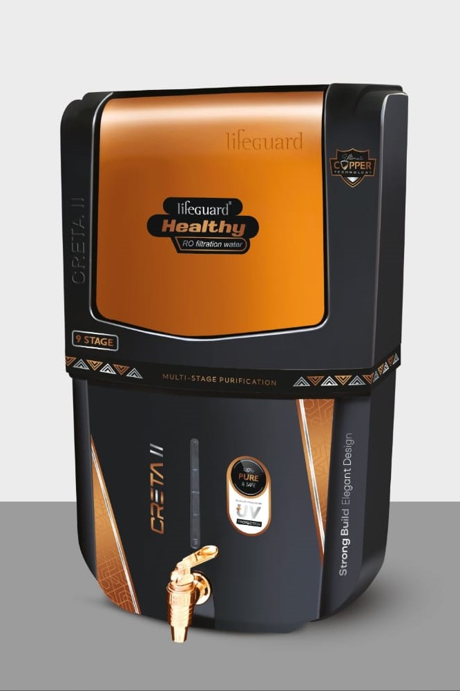 Lifeguard CRETA II 9 STAGE RO+UV+UF+TDS+COPPER ALKALINE TECHNOLOGY